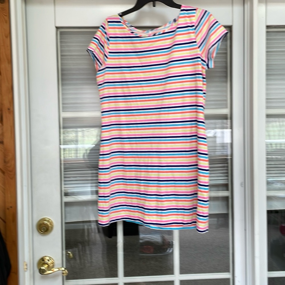 LillyPulitzer Striped Dress. Size L.